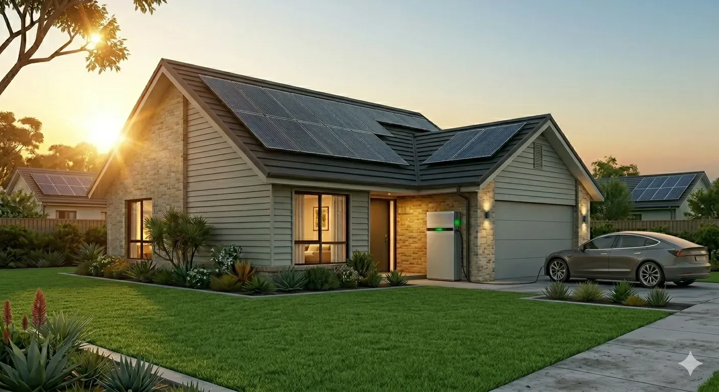 Comparing solar panel installations on Australian homes
